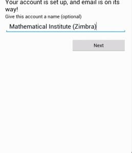 zimbra maths|Connecting Android to Zimbra .